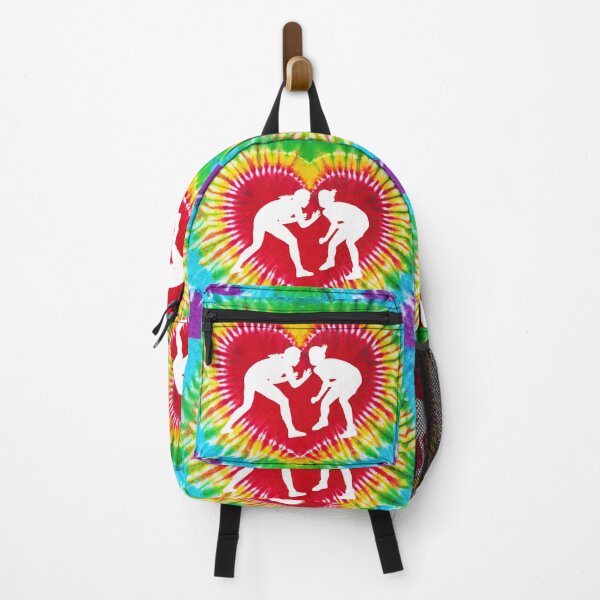 Item preview, Wrestling Heart Shape Tie Dye Art designed and sold by MobertsonArt.