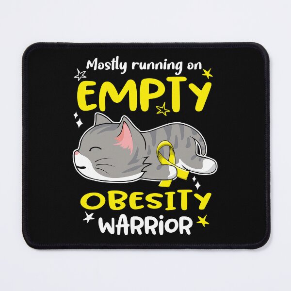 Item preview, Obesity Awareness, Mostly Running on Obesity Warrior designed and sold by Tammyilaria.