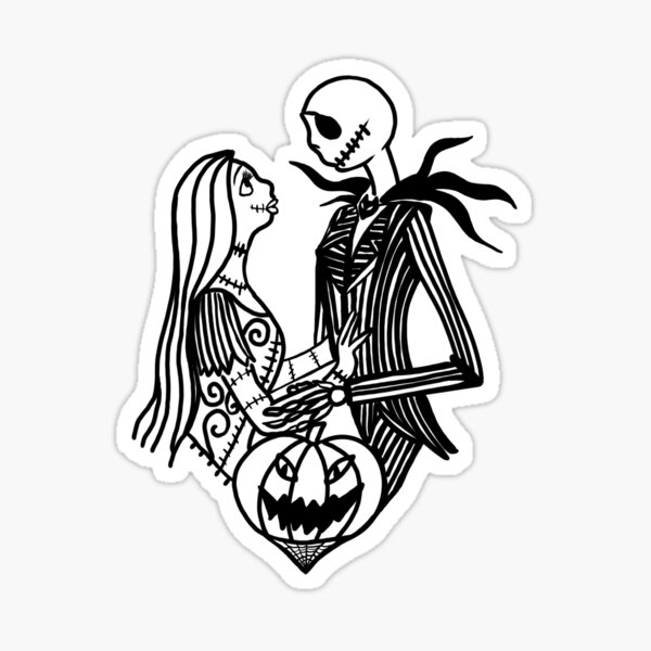 Item preview, Jack and Sally designed and sold by HeyKaela.