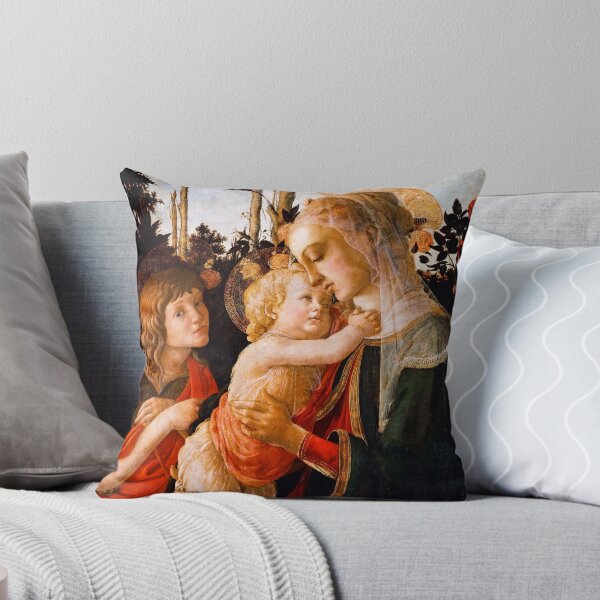 Item preview, Madonna and Child with St. John the Baptist by Botticelli designed and sold by TheSoulOfArt.