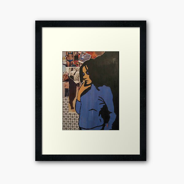 saving face Framed Art Print