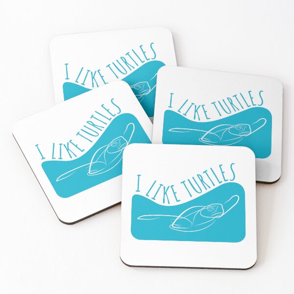 Item preview, I like turtles. One Line Art of Turtle in white color designed and sold by evk-art.