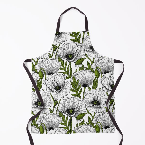 Item preview, White poppy garden designed and sold by Katerina Mitkova Kirilova.