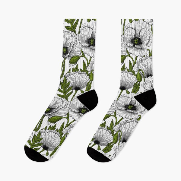 Item preview, White poppy garden designed and sold by Katerina Mitkova Kirilova.