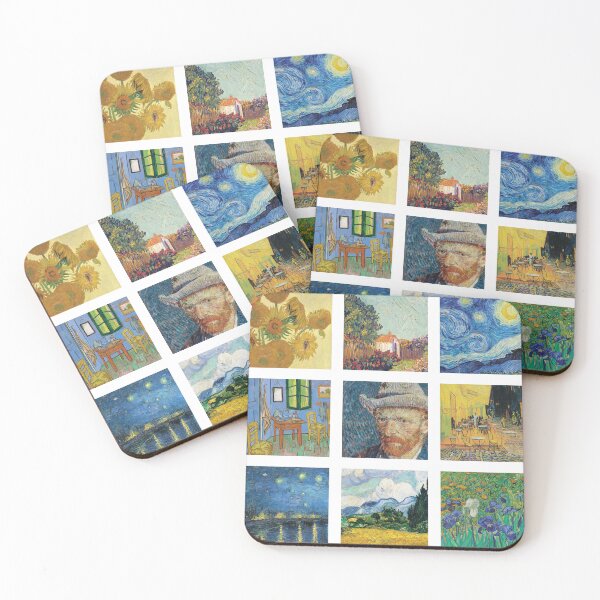 Item preview, Collage of nine famous Vincent Van Gogh paintings designed and sold by Rhu Creations.
