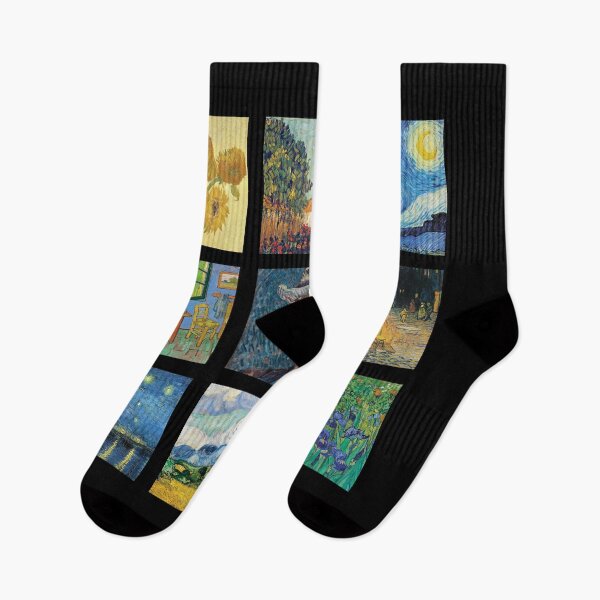 Item preview, Collage of nine famous Vincent Van Gogh paintings designed and sold by Rhu Creations.
