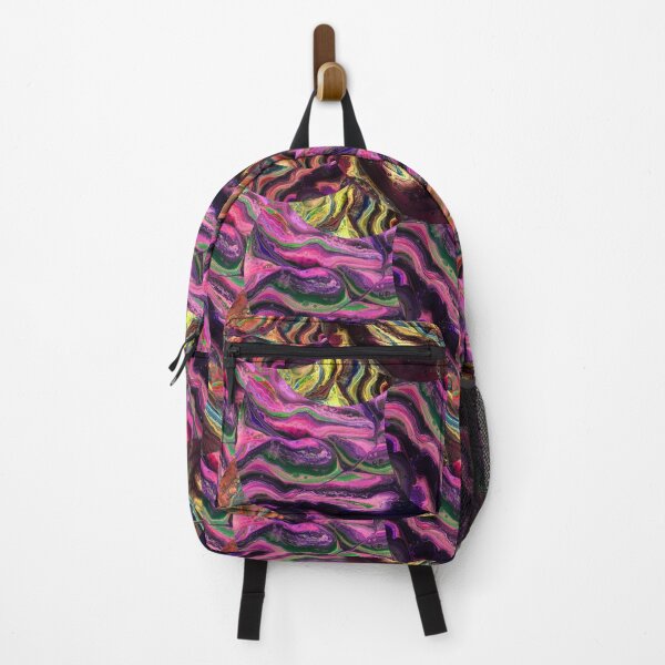 Item preview, Stylized pattern in green, purple and yellow colors designed and sold by Shape-And-Color.