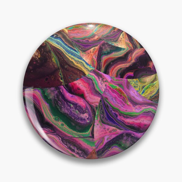 Item preview, Stylized pattern in green, purple and yellow colors designed and sold by Shape-And-Color.