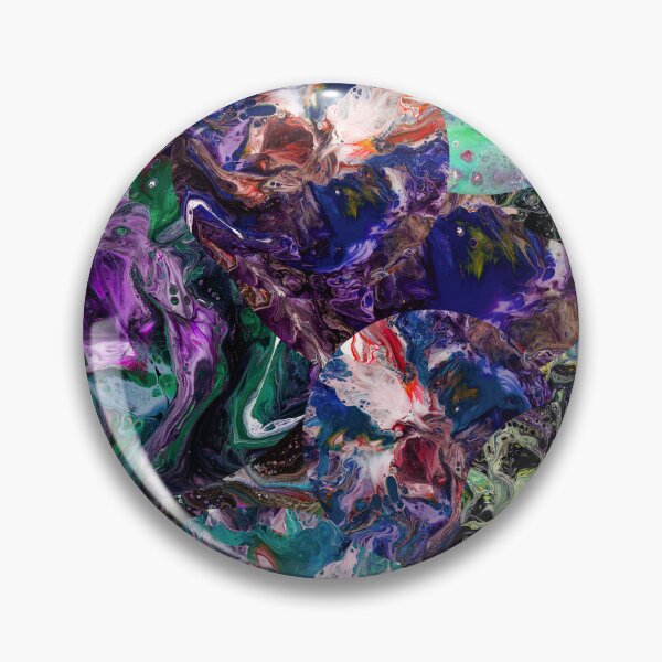Item preview, Perfect Inner and Outer circles full of cold colors designed and sold by Shape-And-Color.
