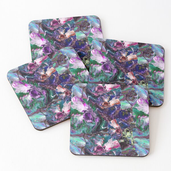 Item preview, Perfect Inner and Outer circles full of cold colors designed and sold by Shape-And-Color.