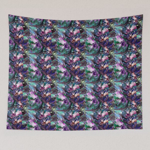 Item preview, Perfect Inner and Outer circles full of cold colors designed and sold by Shape-And-Color.
