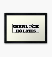 Sherlock Holmes Framed Print