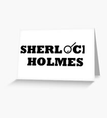 Sherlock Holmes Greeting Card