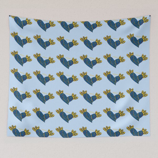 Item preview, simple love african art pattern blue designed and sold by chinedudsn.