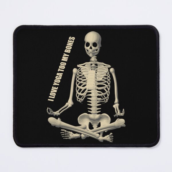 Item preview, Love Yoga Skeleton Too My Bones Mediation Pose designed and sold by stuartsemporium.