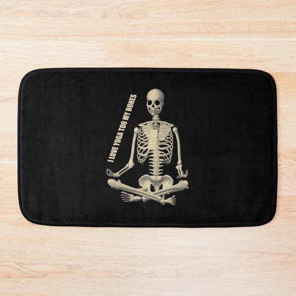 Item preview, Love Yoga Skeleton Too My Bones Mediation Pose designed and sold by stuartsemporium.