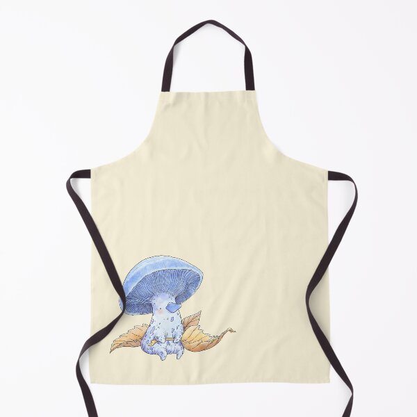 Item preview, Indigo Milk Cap Dining on Some Crispy Leaves designed and sold by ElfSama.