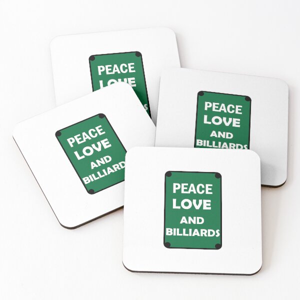 Item preview, Peace Love And Billiards , Billiards Lover . designed and sold by Every Pet  Shirts.