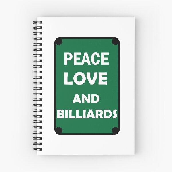 Item preview, Peace Love And Billiards , Billiards Lover . designed and sold by Every Pet  Shirts.
