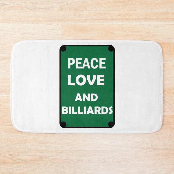 Item preview, Peace Love And Billiards , Billiards Lover . designed and sold by Every Pet  Shirts.