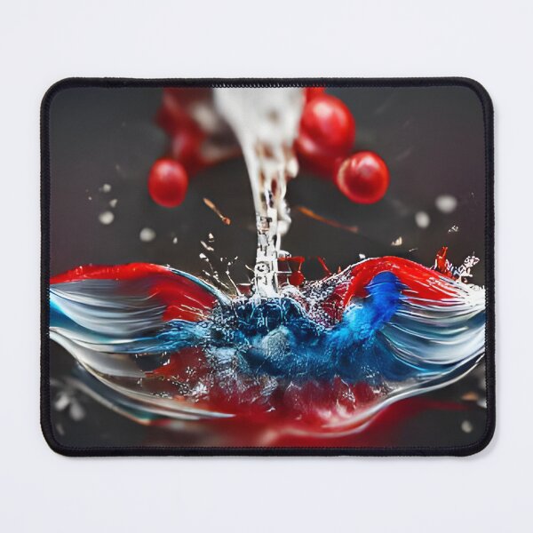 Item preview, AQUEOUS ART - BLUE, RED, WHITE designed and sold by AqueousAI.