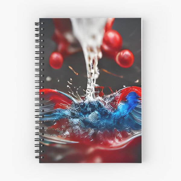 Item preview, AQUEOUS ART - BLUE, RED, WHITE designed and sold by AqueousAI.
