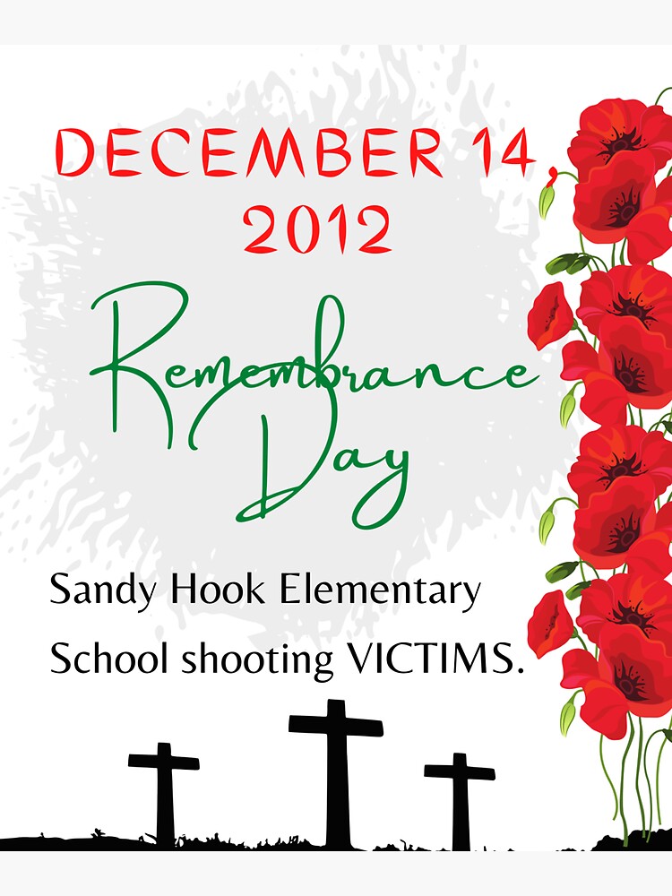 "RIP! Sandy Hook Elementary School shooting" Sticker for Sale by Divanture Redbubble