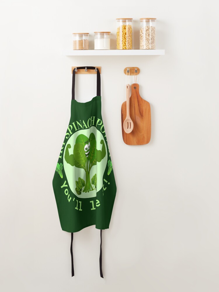 Discover Try Spinach Power Youll like It Apron