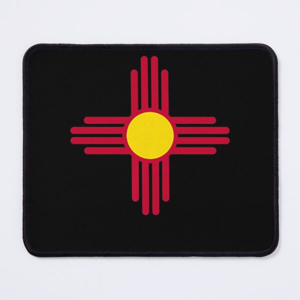 Item preview, New Mexico Flag Red Zia Sun Symbol designed and sold by SadiseMeme.