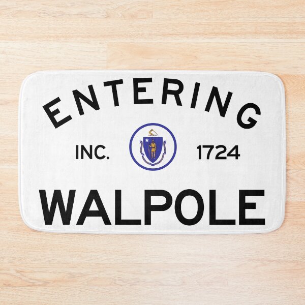 Item preview,  Entering Walpole Massachusetts - Commonwealth of Massachusetts Road Sign  designed and sold by NewNomads.