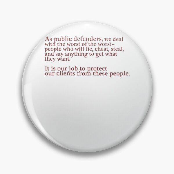 Item preview, Public Defenders Know designed and sold by SadiseMeme.