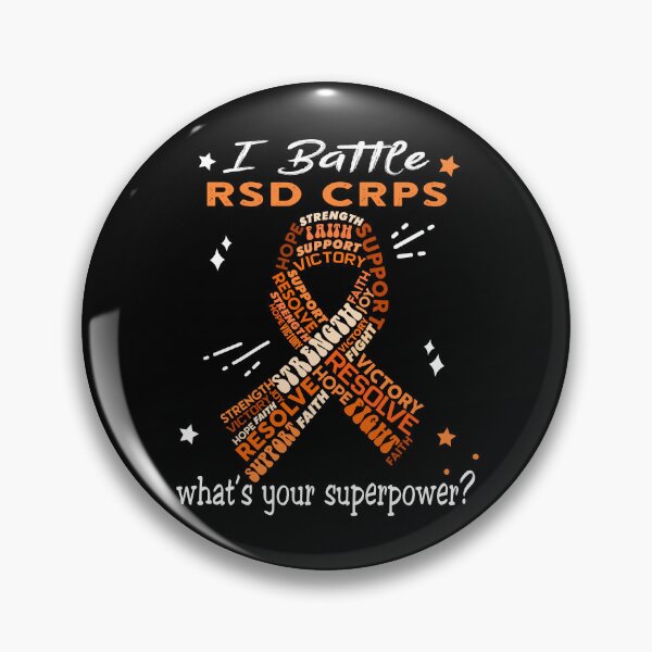 Item preview, RSD CRPS Warrior, I Battle RSD CRPS What's Your Superpower? designed and sold by Greggwillard.