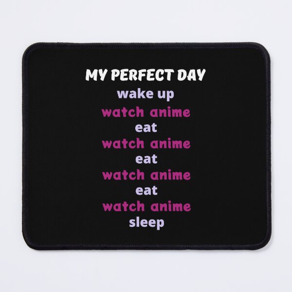 Item preview, My perfect day schedule Watch anime designed and sold by AliceMarr.