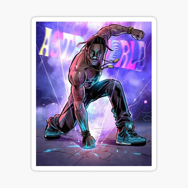 Travis Scott 'DBR' La Flame Poster – Posters Plug