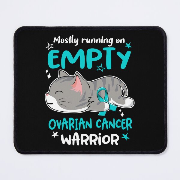 Item preview, Ovarian Cancer Awareness, Mostly Running on Ovarian Cancer Warrior designed and sold by Tammyilaria.