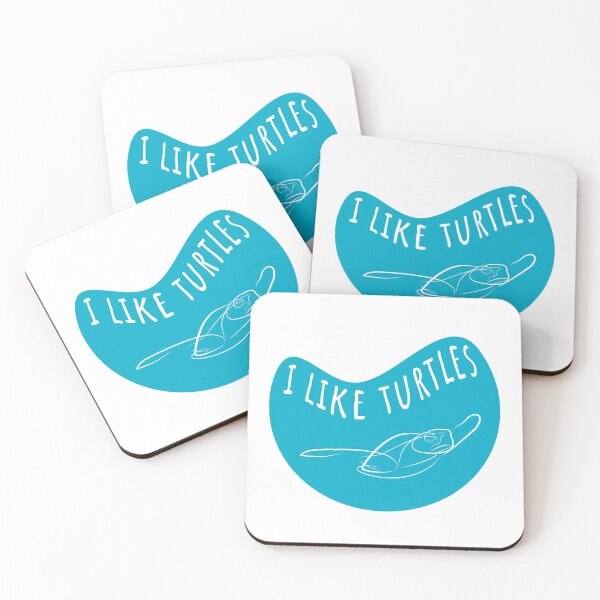 Item preview, I like turtles. One Line Art of Turtle in white color designed and sold by evk-art.