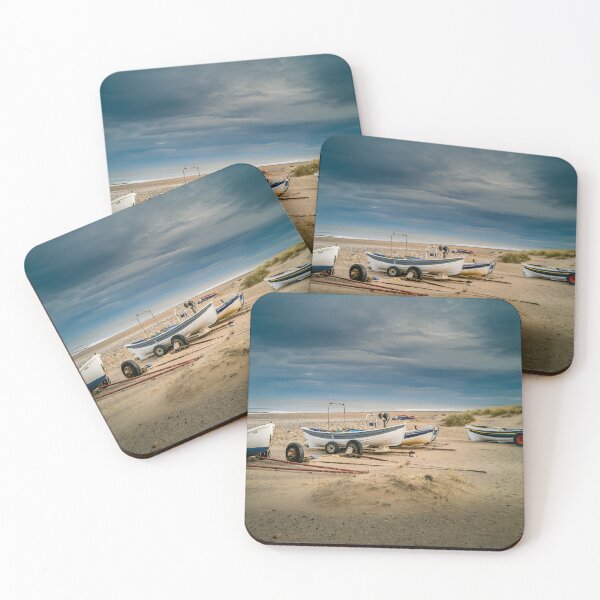Item preview, Boats on the beach at Marske By the Sea designed and sold by MichaelBShannon.