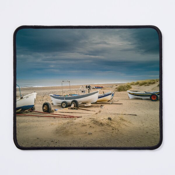 Item preview, Boats on the beach at Marske By the Sea designed and sold by MichaelBShannon.