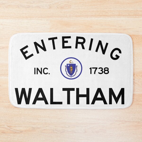 Item preview, Entering Waltham Massachusetts - Commonwealth of Massachusetts Road Sign  designed and sold by NewNomads.