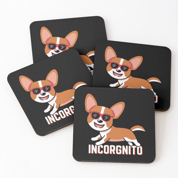 Item preview, Incorgnito - Incognito Funny Corgi Dog Pun designed and sold by Dip-Art.