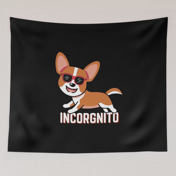 Item preview, Incorgnito - Incognito Funny Corgi Dog Pun designed and sold by Dip-Art.