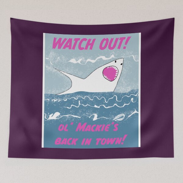 Item preview, Shark Bite T-ShirtOl' Mackie's Back In Town designed and sold by OmgBacut.