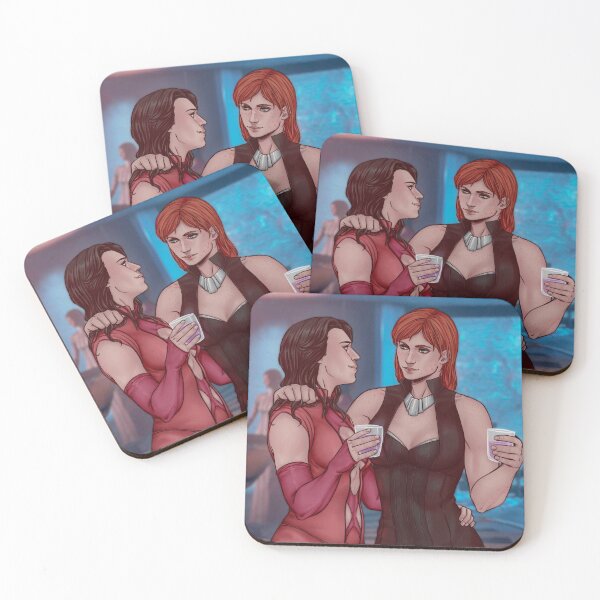 Item preview, Mass Effect, Shepard and Miranda Lawson designed and sold by Fishik.