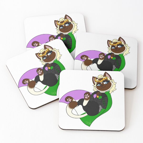 Item preview, Genderqueer Sylvie Cat designed and sold by Silver-Wolf-Art.