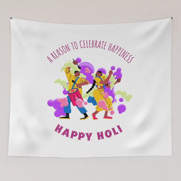 Artikelvorschau, Glücklicher Holi entworfen und verkauft von Hishi Designs.