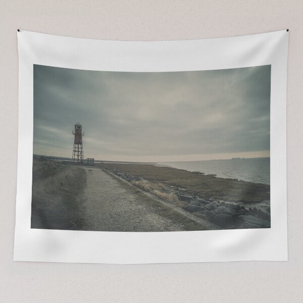 Item preview, The old lighthouse near Paull on the Humber Estuary designed and sold by MichaelBShannon.