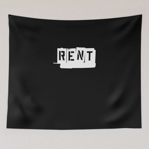 Item preview, Rent (White) Essential T-Shirt designed and sold by axeljokeits.