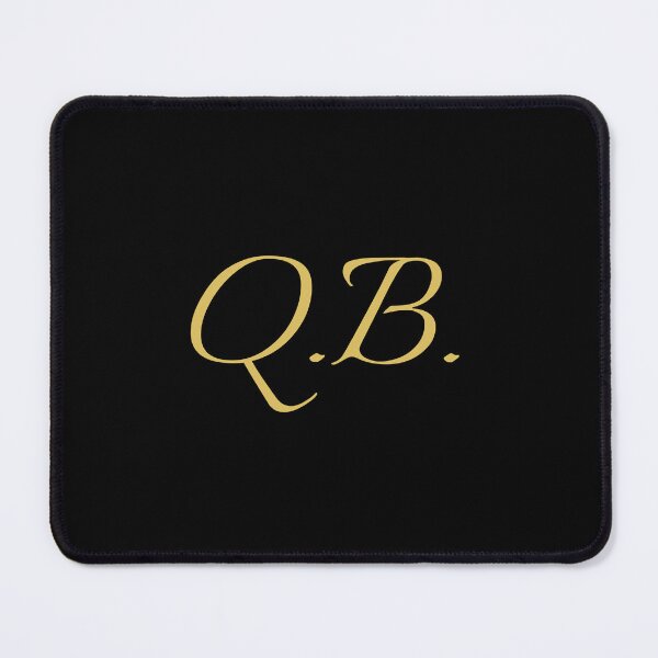 Item preview, QB Initials | Gold Lettering | Personalised Gifts designed and sold by Avo And Sriracha.