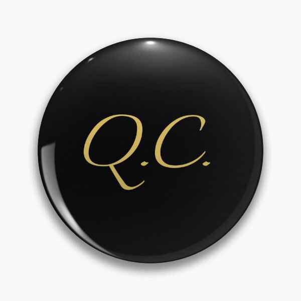 Item preview, QC Initials | Gold Lettering | Personalised Gifts designed and sold by Avo And Sriracha.