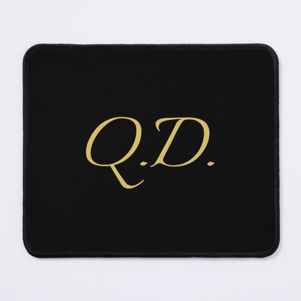 Item preview, QD Initials | Gold Lettering | Personalised Gifts designed and sold by Avo And Sriracha.